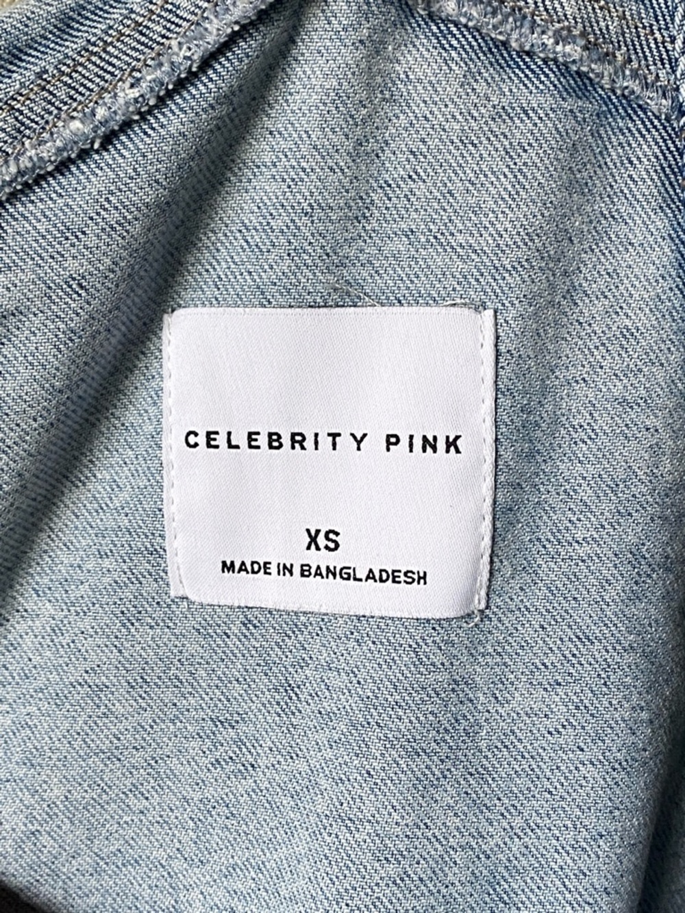 Celebrity Pink Denim Overall Shorts XS - Picture 3 of 5